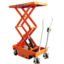 0.3-1噸重型半電動(dòng)升降平臺車