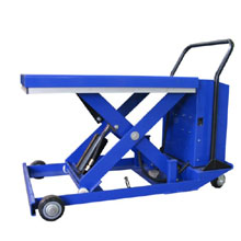 0.75噸低放型半電動(dòng)升降平臺車