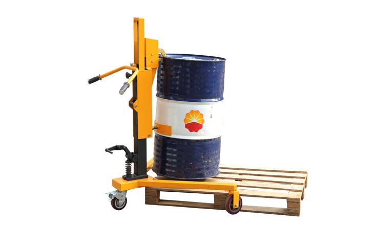 腳踏式液壓油桶搬運(yùn)車(chē)_3
