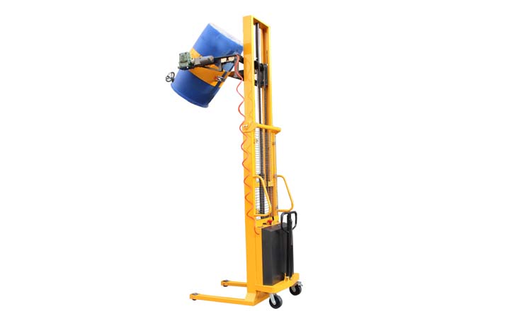 多功能半電動油桶翻轉車_2